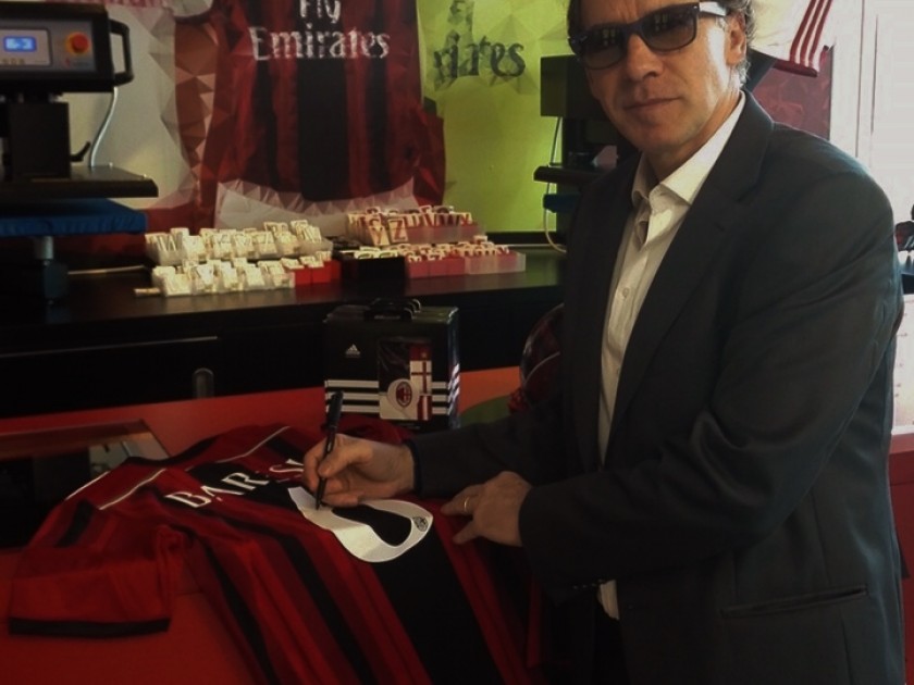 Franco Baresi Milan shirts - signed 