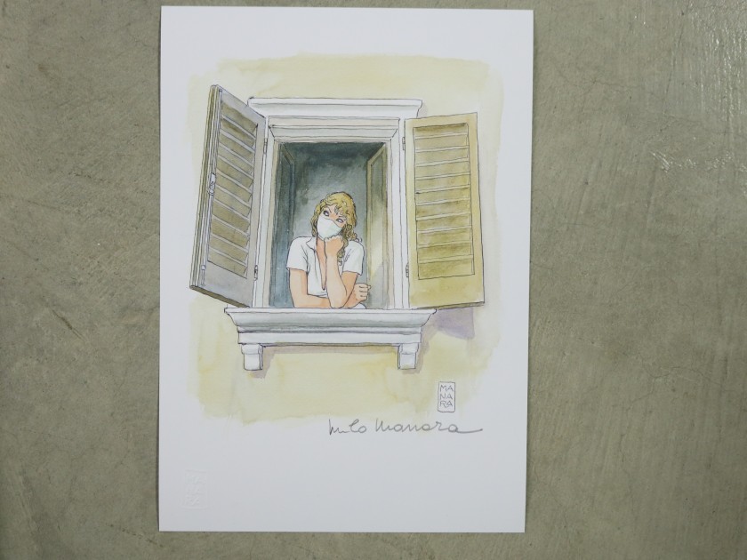 Portfolio "Lockdown Heroes" di Milo Manara