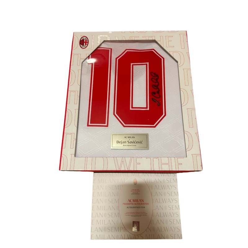 Maglia Ufficiale Savicevic Milan, European Cup Final 1994 - Autografata