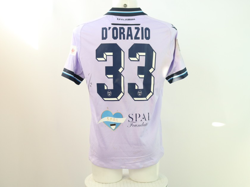 D'Orazio's Signed Unwashed Kit, SPAL vs Pescara 2024 - "LILT" Patch