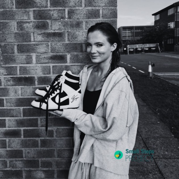 Freya Allan's Worn and Signed Shoes