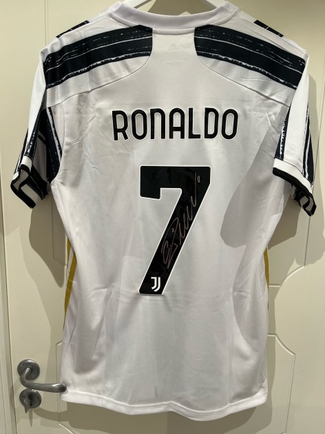 Cristiano Ronaldo's Juventus 2020/21 Signed Replica Shirt