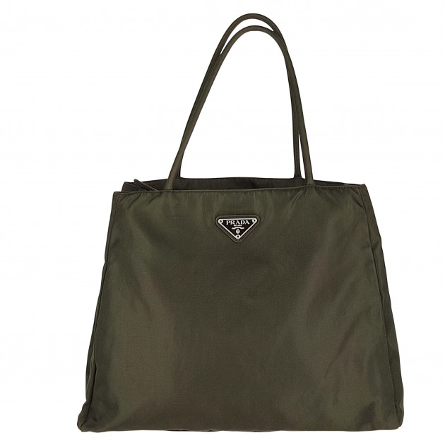 Prada Vela Nylon Handbag - CharityStars