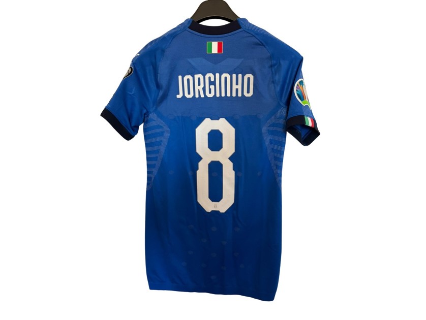 Jorginho's Match-Issued Shirt - Finland vs Italy, EURO 2020 Qualifiers