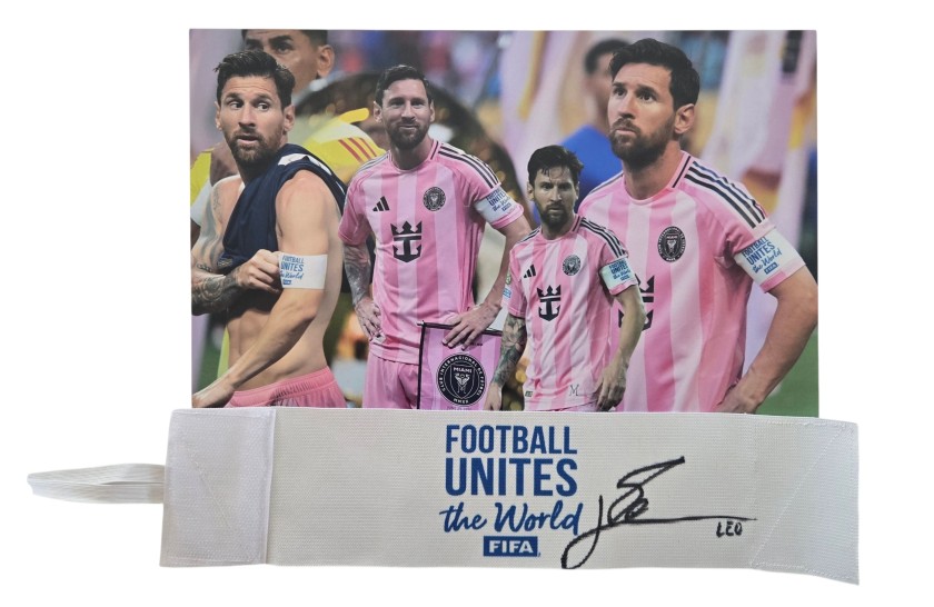 Messi's Inter Miami Signed Captain's Armband, 2025/26