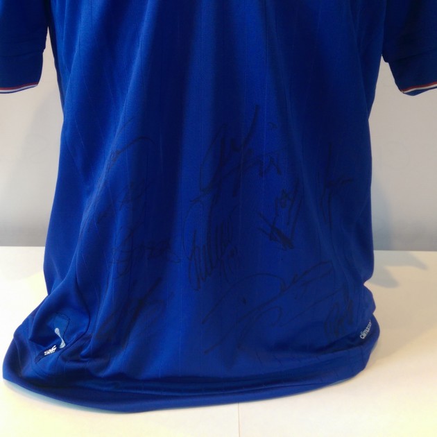 Chelsea 2015-2016 Shirt Signed by Members of the Squad