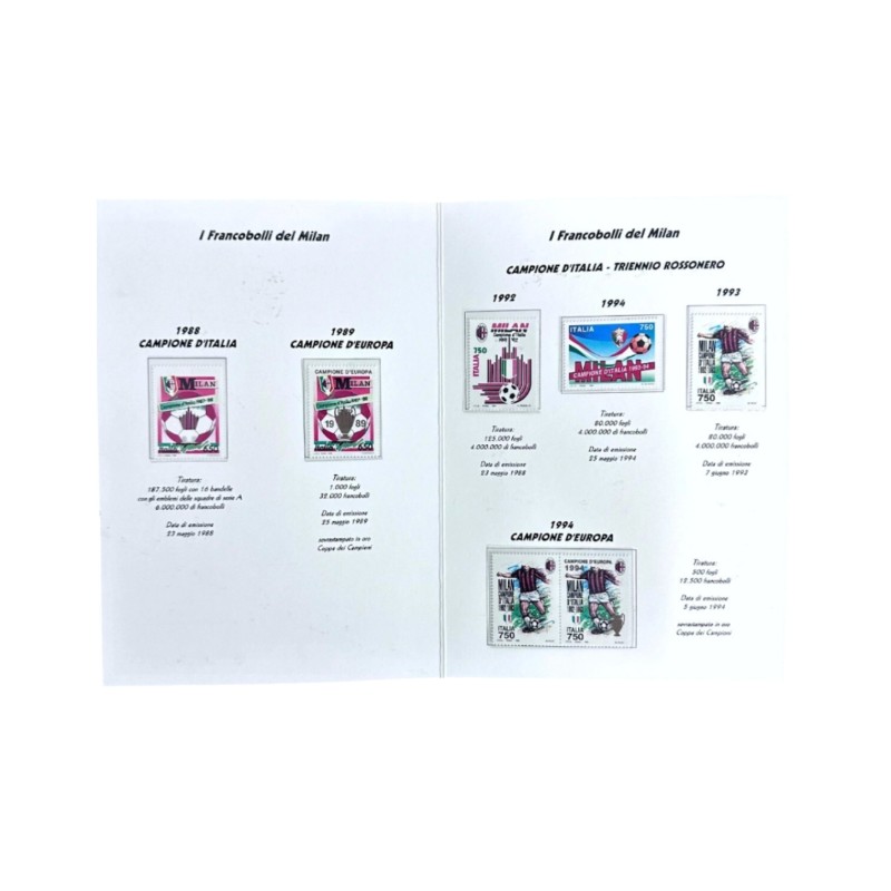 Milan's Victories' Set of Commemorative Stamps