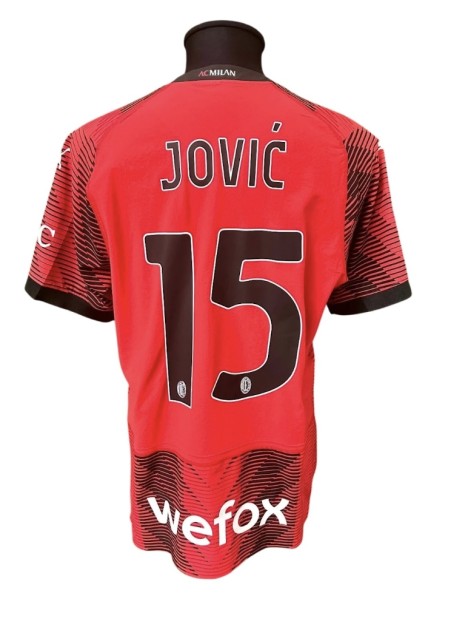 Maglia Indossata Jovic Milan, 2023/24