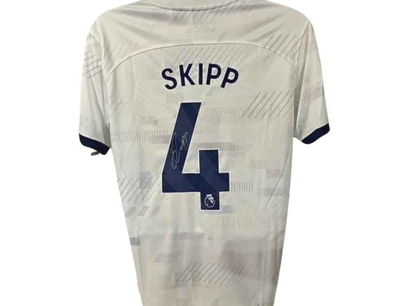 Maglia del Tottenham Hotspur 2023/24 firmata e incorniciata di Oliver Skipp