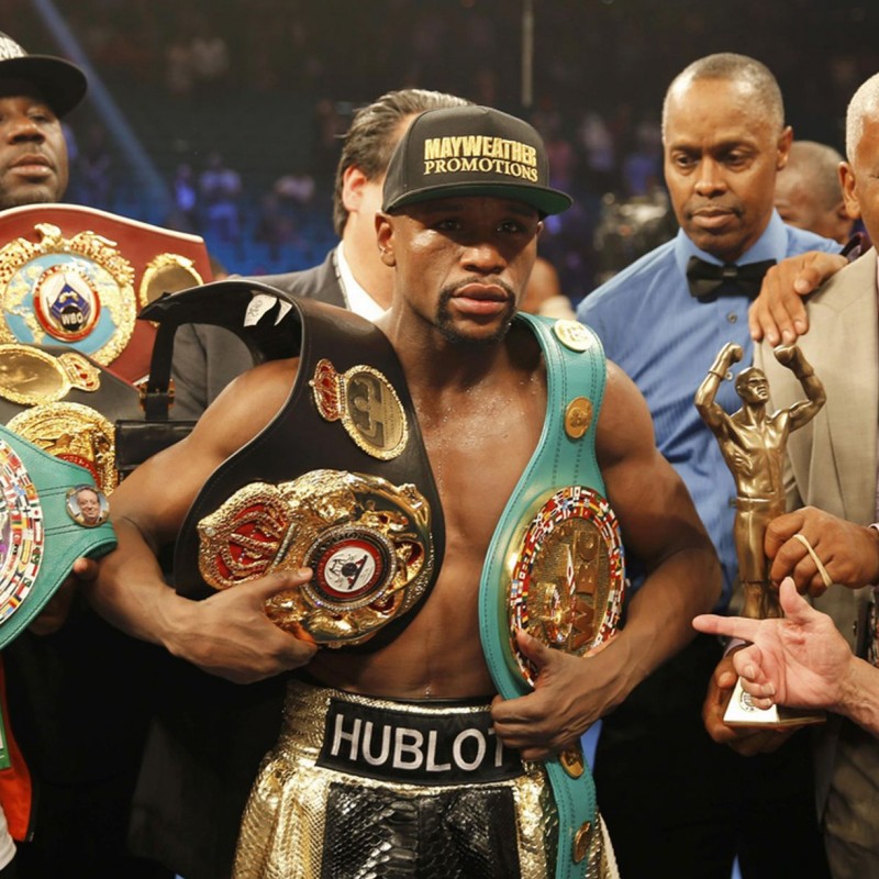 WBA Boxing Belt Signed by Floyd Mayweather