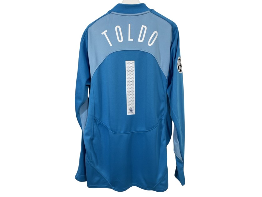 Toldo Official Inter Milan Shirt, UCL 2004/05