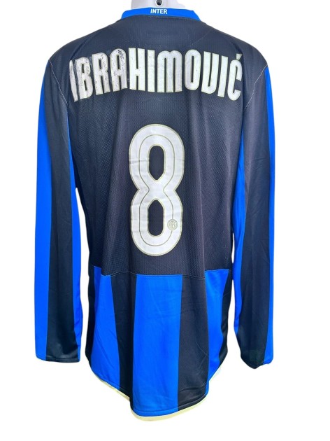 Ibrahimovic's Inter Match-Worn Shirt, UCL 2008/09