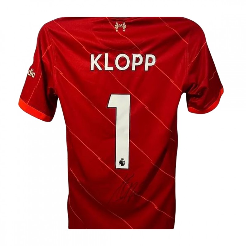 Jürgen Klopp's Liverpool 2021/22 Signed Official Shirt