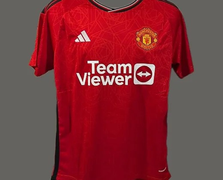 Alejandro Garnacho's Manchester United 2023/24 Signed Shirt - CharityStars