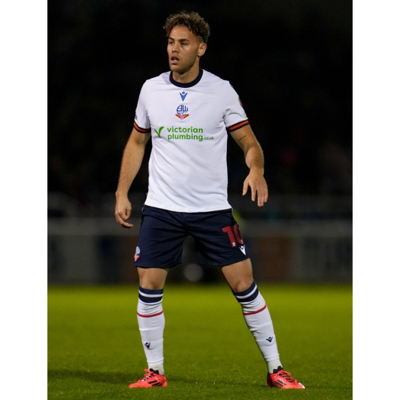 Dion Charles' Bolton Wanderers Signed Match Worn Shirt, vs Northampton 