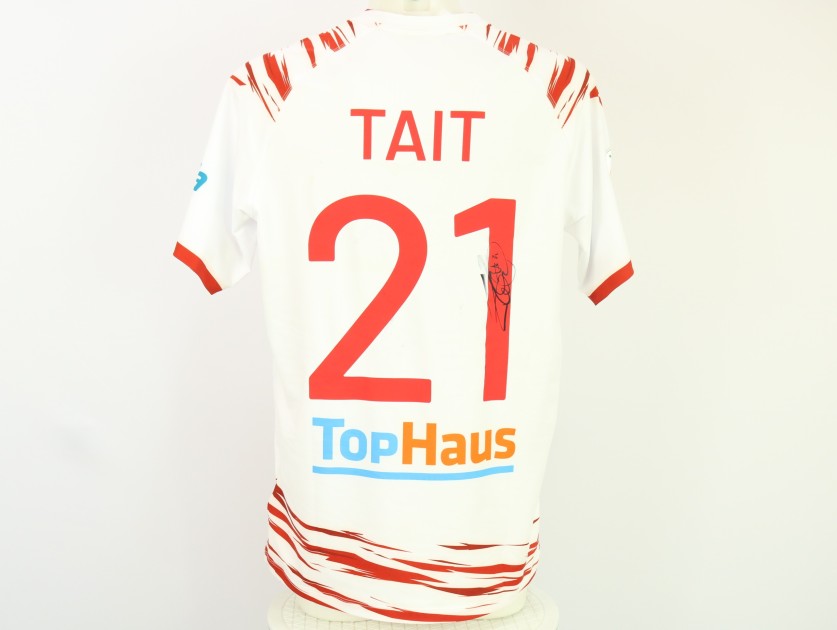 Tait's unwashed Signed Shirt, Sudtirol vs Parma 2024 