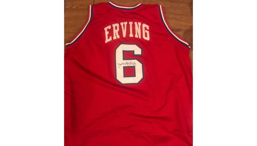 Julius Erving Signed Philadelphia 79ers Jersey JSA