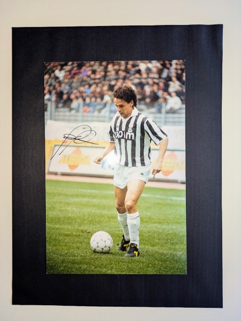 Fotografia - Autografata da Roberto Baggio
