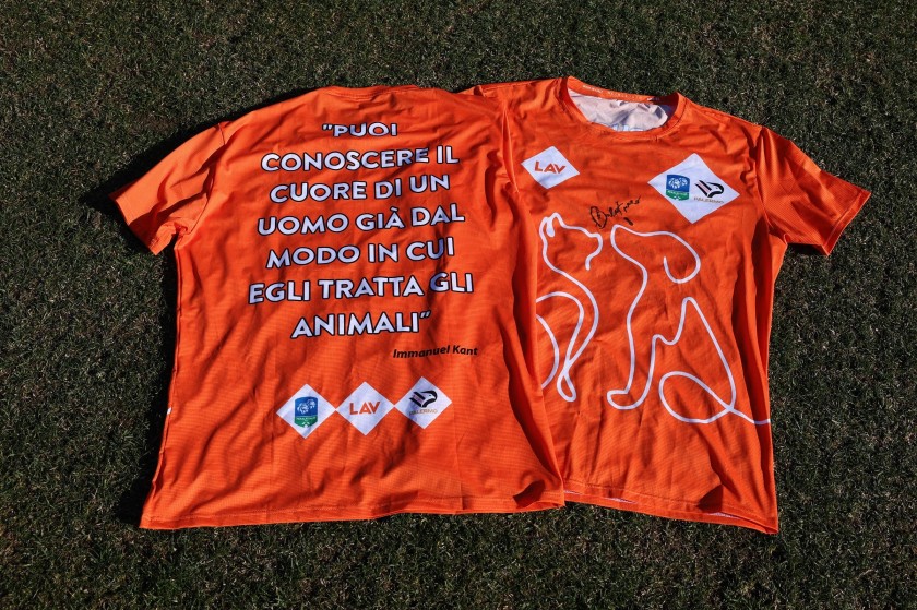LAV Special Shirt Worn and Signed by Balestrero, Feralpisalò vs Catanzaro 2024