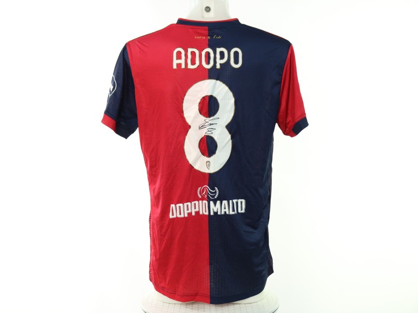 Maglia Adopo Unwashed, Juventus vs Cagliari Coppa Italia 2024 - Autografata