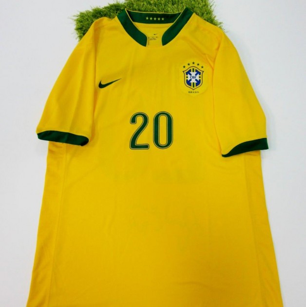 RONALDINHO 2006 FIFA WORLD CUP BRAZIL MATCH WORN JERSEY