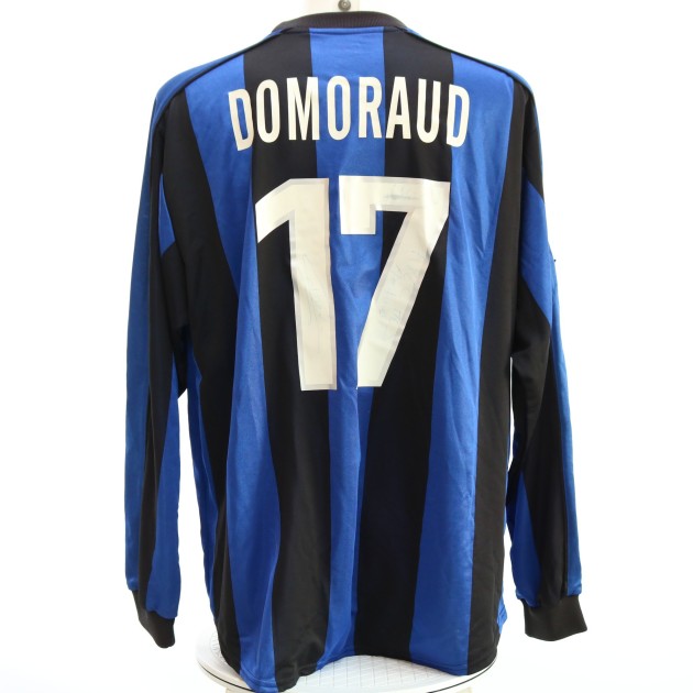 Domoraud's Inter Signed Match-Issued shirt, 1999/00