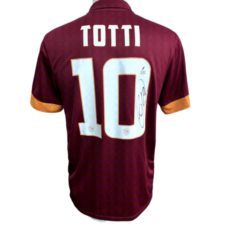 Totti's Roma Signed Official Shirt, 2014/15