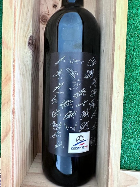 Signed France World Cup 1998 Celebrative Bottle - Limited Edition