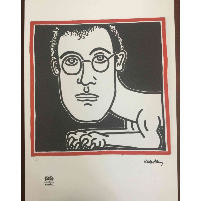 Litografia offset di Keith Haring (replica)