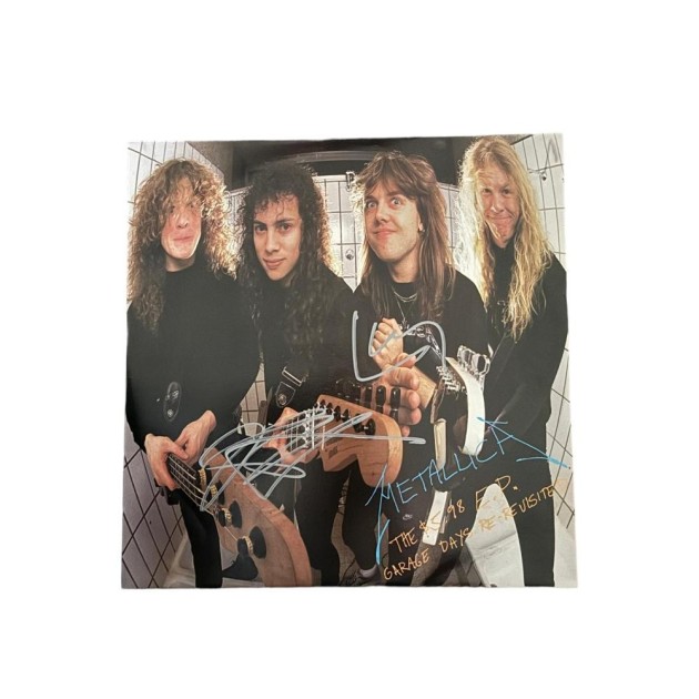 Metallica Signed Garage Days Re-Revisited Vinyl LP