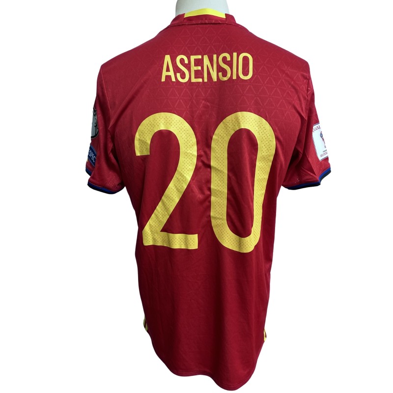 Asensio's Match Shirt, Spain vs Italy 2017