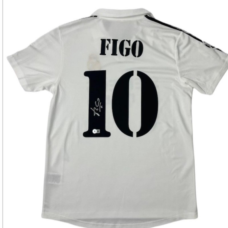 Luis Figo's Official Real Madrid Signed Shirt, 2001/02