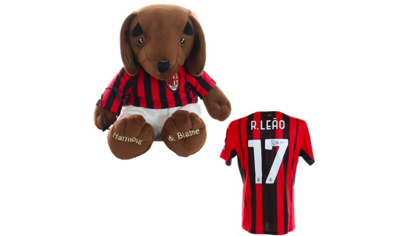 Harmont & Blaine Dachshund Toy + Signed AC Milan Shirt by Rafael Leao