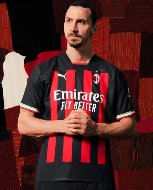 Ibrahimovic Official AC Milan Signed Shirt, 2022/23