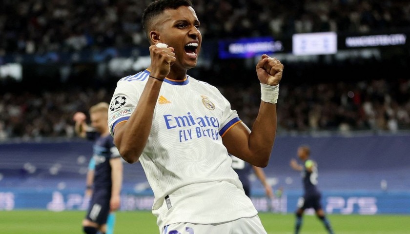 Maglia Rodrygo Real Madrid, 2022/23 - Autografata