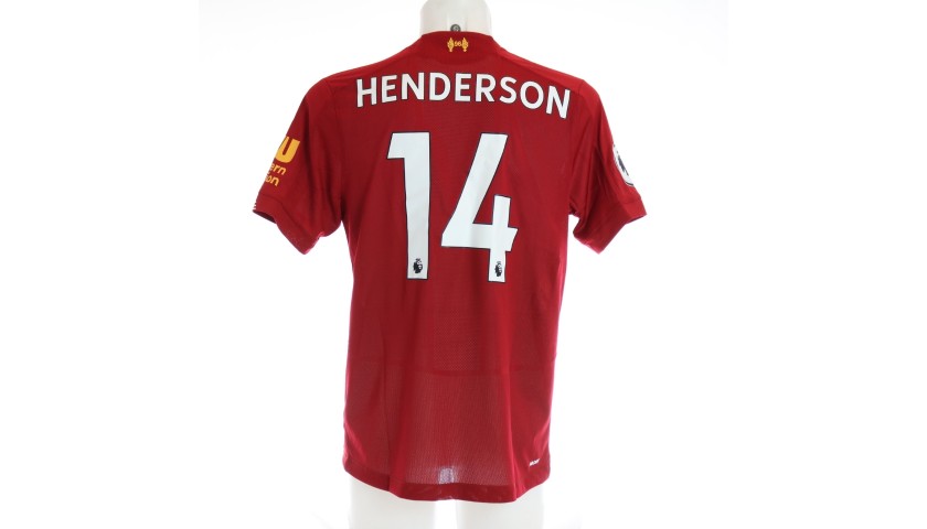Henderson's Issued and Signed Limited Edition 19/20 Liverpool FC Shirt