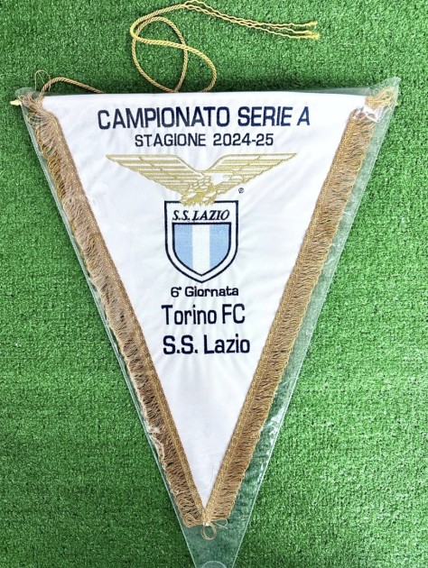 Torino vs Lazio Match-Issued Pennant, Serie A 2024