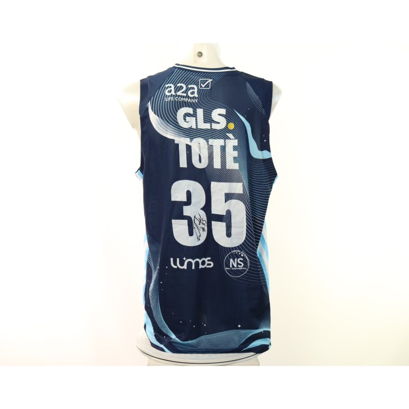 Totè's Signed Match-Worn Kit, Treviso vs Napoli Basket 2024