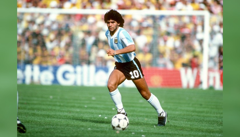 Official Argentina Cap - Signed by Maradona