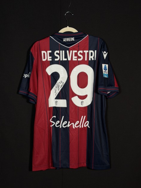 Maglia De Silvestri Unwashed Bologna vs Roma, 2026 - Autografata