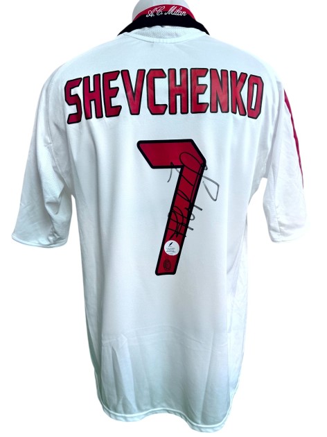 Maglia Ufficiale Shevchenko Milan, 2005/06 - Autografata