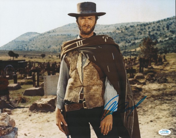 Clint Eastwood Signed The Good, the Bad and the Ugly Picture