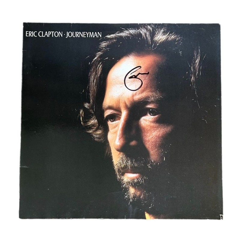 Eric Clapton Signed 'Journeyman' Vinyl LP