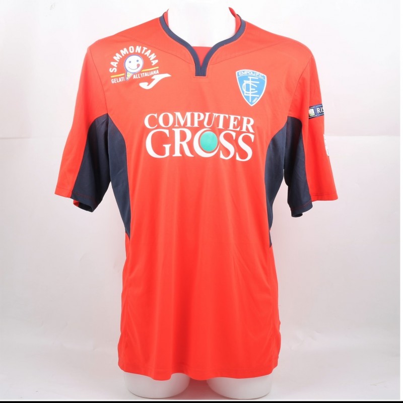 Terracciano's Match-Issued Shirt from Empoli-Ascoli with a Special #AiutiamoLI Patch