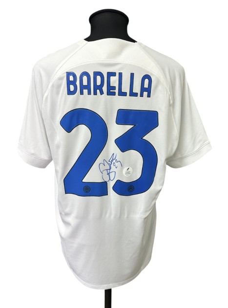 Barella's Inter Signed Official Shirt, 2023/24