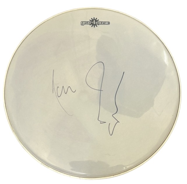 Oasis Signed Drumskin