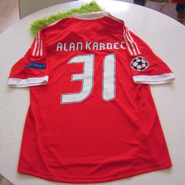 Kardek Benefica match issued shirt, Champions League 2012/2013