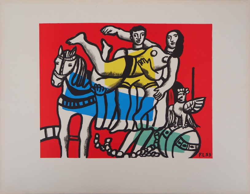 'The Horse Parade' Lithograph by Fernand Léger