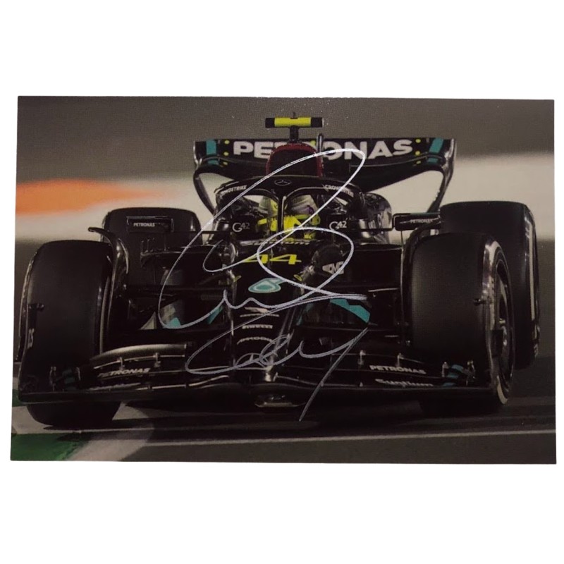 Photograph - Signed by Lewis Hamilton