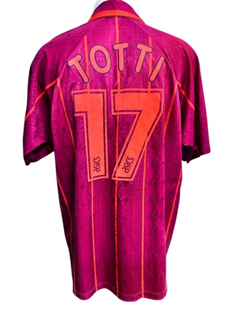 Totti's Roma vs Real Zaragoza Issued Shirt, 1996